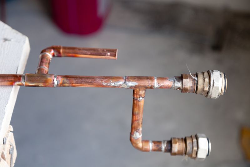 Completed Copper Piping System